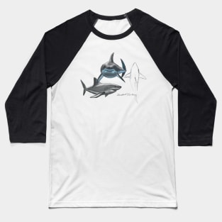 Great White Baseball T-Shirt